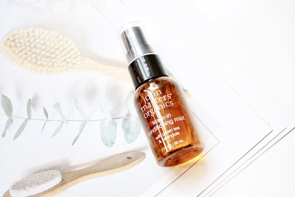 Review of John Masters Organics Leave-in Conditioning Mist with green tea and calendula