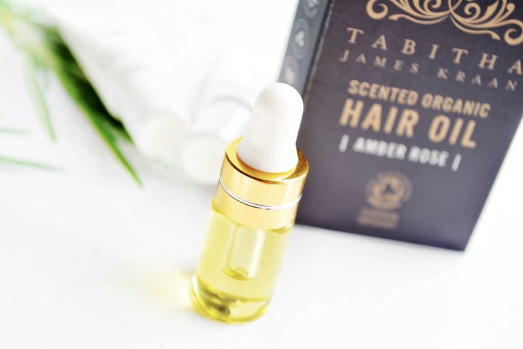 Tabitha James Kraan Scented Organic Hair Oil mini review - a hydrating natural hair and scalp treatment